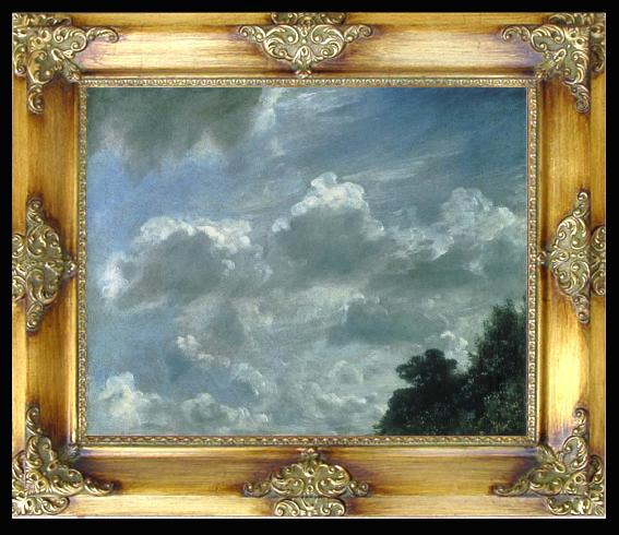 framed  John Constable Study of Clouds at Hampstead, Ta039
